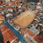 Plaza del Coso en Peñafiel.