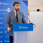 El concejal Francisco Blanco en la inauguración de  InnovaTE Valladolid.