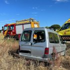 Accidente en la N-601, en una imagen de archivo.