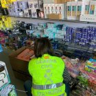 Imagen de la incautación de juguetes intervenidos por la Guardia Civil