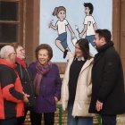Vecinos de Gatón de Campos, Jesús Arqueros, Conce Gago, Teresa Martínez, Alicia Martínez y Jorge Barroso.