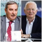 El consejero de Movilidad y Transformación Digital, José Luis Sanz Merino, y el CEO de Ryanair, Wilson