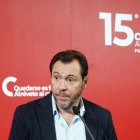 El ministro de Transportes y Movilidad Sostenible, Óscar Puente, atiende a los medios.