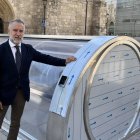 Presentación de los aparcamientos de bicicletas cubiertos en Burgos