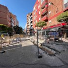 Corte de calle en La Victoria