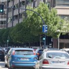 Señalización y cámaras de la Zona de Bajas Emisiones de la capital vallisoletana.