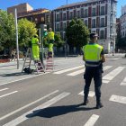Apertura al tráfico de la Plaza Colón de Valladolid.