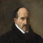 Una imagen del conocido retrato de Luis de Góngora hecho por Diego Velázquez en 1622