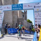 Haimar Etxeberria entra en meta en Peñafiel por delante de Herrada en la Clásica Castilla y León.