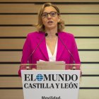 La vicepresidenta de la Junta de Castilla y León, Isabel Blanco