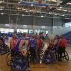 Una acción del partido entre Fundación Aliados y Villa de Leganés.