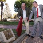 Inauguración del parque en honor al vallisoletano Manuel Rico y Sinobas.