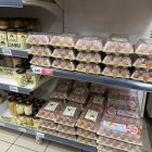 Precio de huevos en un supermercado