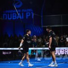 Coello y Tapia celebran su victoria en el Premier P1 de Dubái.