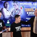 Presentación del combate de Isa Rivero en Valladolid ante la mexicana Silvia Torres.