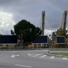 Vallas publicitarias de la avenida de Salamanca en Valladolid, en una imagen de archivo.