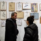 Exposición colectiva de dibujo ''apuntes del natural'', con obras de 24 artistas participantes en las sesiones organizadas por el dibujante Raúl Allén en su estudio