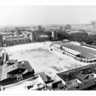 Vista aérea de la zona de Juan de Austria y el antiguo estadio José Zorrilla en el año 1984