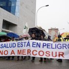 Nueva tractorada en Valladolid en contra de Mercosur
