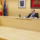 El juez Roger Redondo, en un momento del juicio por el crimen del vallisoletano Sergio Delgado.