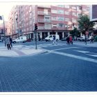 Obras de la primera fase de urbanización de la calle Gabilondo en 1998