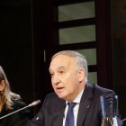 El rector, Antonio Largo, en la presentación de la primera cátedra nacional que conectará el talento