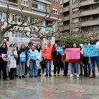 Concentración de médicos en León por el estatuto marco en una foto de archivo.
