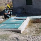Una de las instalaciones inspeccionadas por la Guardia Civil por el uso del agua