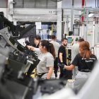 Zona de parachoques en la factoría de Carrocerías de Renault Group España en Valladolid en una foto de archivo.