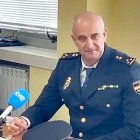 El jefe de policía antidroga de Valladolid, en una imagen de archivo durante la presentación de la operación Churruca.