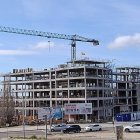 Edificio en construcción en la zona sur de la capital vallisoletana.