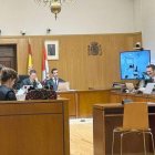 La Audiencia de Valladolid en una nueva sesión del 'caso ataúdes'.