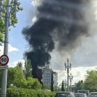 Incendio de un camión en en el Paseo Zorrila, junto a Vallsur.