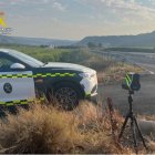 Radar móvil de la Guardia Civil.