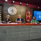 Garcés, Largo y De la Rosa, esta mañana.