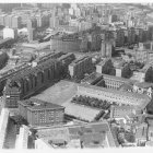 Vista aérea de los alrededores del Paseo del Hospital Militar en 1982