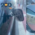 Daños ocasionados a los coches aparcados en Las Delicias