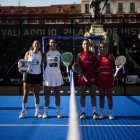 Bea Cakdera y Carmen Goenaga en su debut en el Valladolid Premier P2 2026.