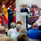 El presidente de la Diputación de Valladolid, Conrado Íscar, durante la presentación