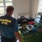 Objetos recuperados de los robos realizados por el detenido