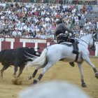 Corrida de rejones celebrada este domingo en Valladolid.