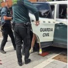 Momento de la detención del presunto autor