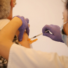 Vacunación con la tercera dosis contra la Covid-19 en Valladolid. E.M.