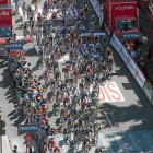 La Vuelta Ciclista a España cuando llegó la última vez a Valladolid en 2012. / PHOTOGENIC