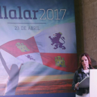 Silvia Clemente, en un momento de su intervención-ICAL