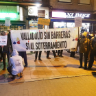 Manifestación a favor del soterramiento en Valladolid. / PHOTOGENIC