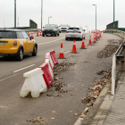 Obras en el viaducto de la calle Daniel del Olmo en el polígono Argales - J.M. LOSTAU