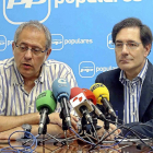 José Antonio Martínez Bermejo y Jesús Enríquez en una rueda de prensa.-Ical