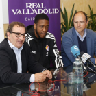 Presentación de Kevin Allen, jugador del UEMC Real Valladolid Baloncesto y renovación del acuerdo de patrocinio con Caja Rural de Zamora.