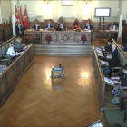 Pleno municipal de Valladolid. E. M.